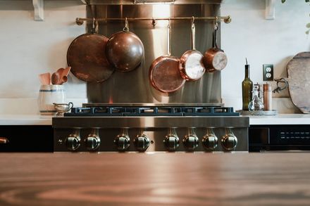 Commercial range and hood